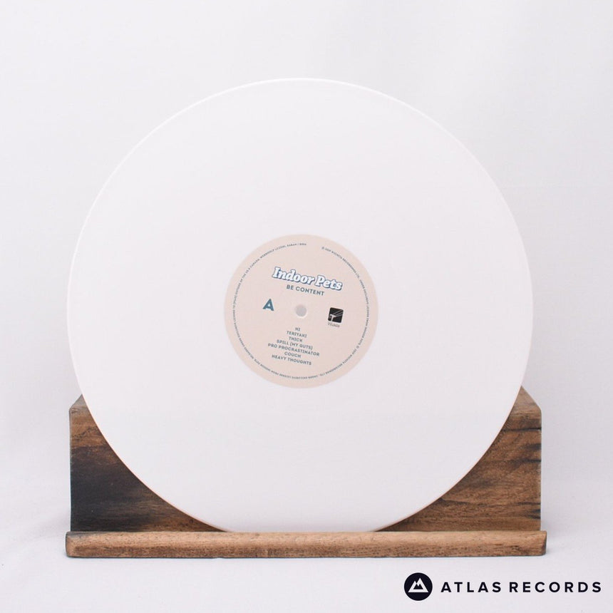 Indoor Pets - Be Content - White Insert Limited Edition LP Vinyl Record - VG+/EX