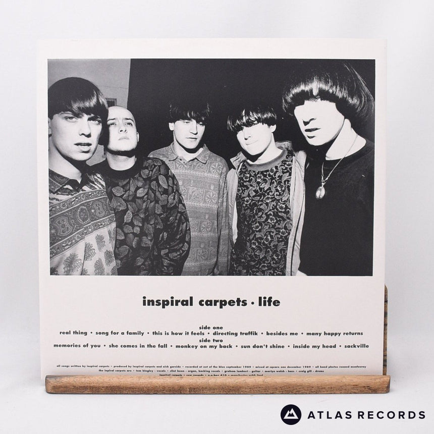 Inspiral Carpets - Life - Damont Embossed Sleeve A1 B1 LP Vinyl Record - EX/EX
