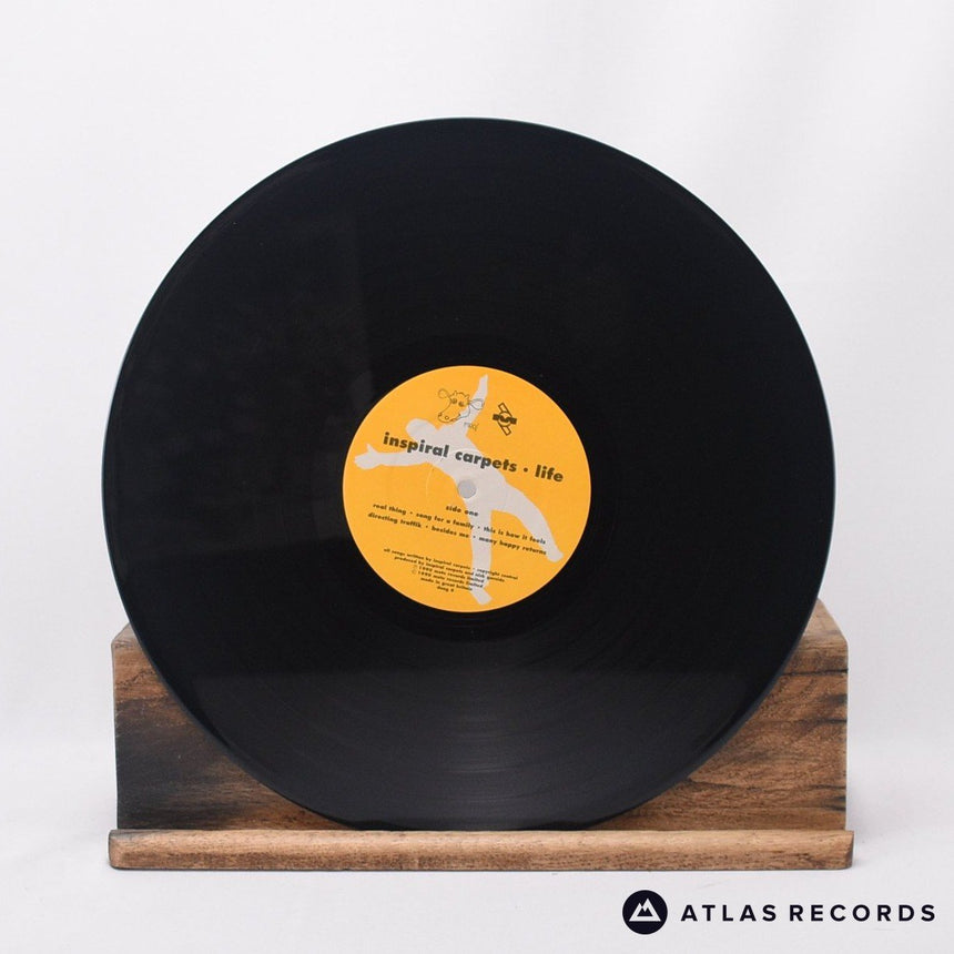 Inspiral Carpets - Life - Damont Embossed Sleeve A1 B1 LP Vinyl Record - EX/EX