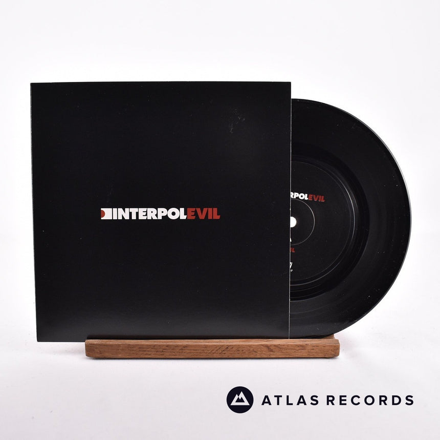 Interpol Evil 7" Vinyl Record - Front Cover & Record