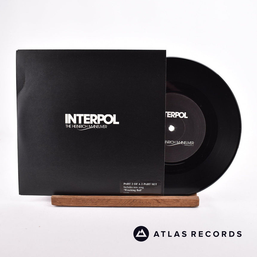 Interpol The Heinrich Maneuver 7" Vinyl Record - Front Cover & Record