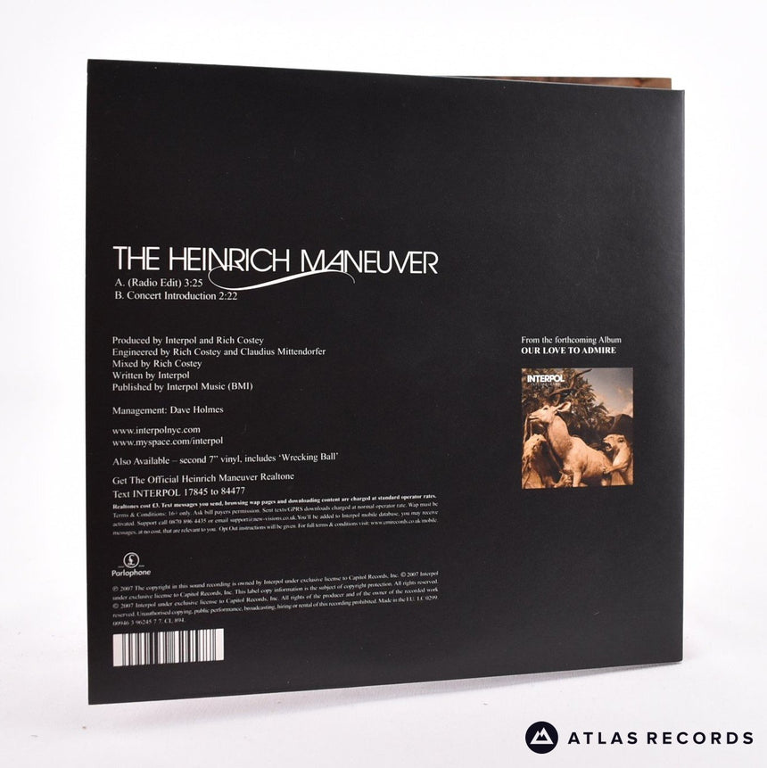 Interpol - The Heinrich Maneuver - Gatefold 7" Vinyl Record - NM/NM