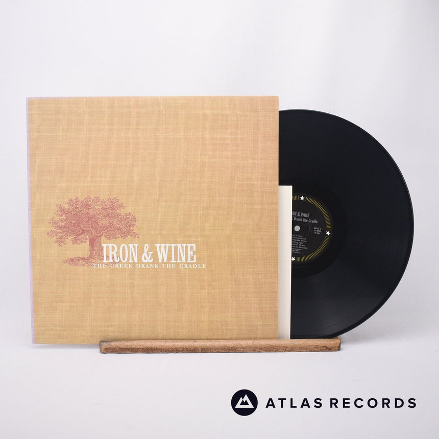 Iron And Wine The Creek Drank The Cradle LP Vinyl Record - Front Cover & Record