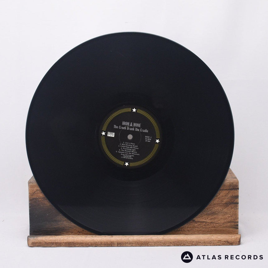 Iron And Wine - The Creek Drank The Cradle - Lyric Sheet LP Vinyl Record - NM/EX