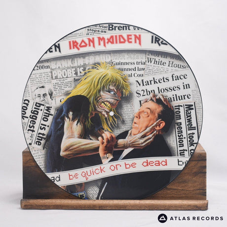 Iron Maiden - Be Quick Or Be Dead - Picture Disc 12" Vinyl Record - VG+/EX
