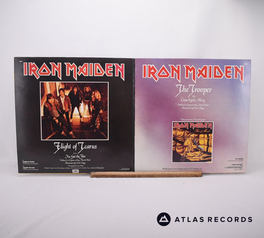 Iron Maiden - Flight Of Icarus · The Trooper - 2 x 12" Vinyl Record - EX/EX