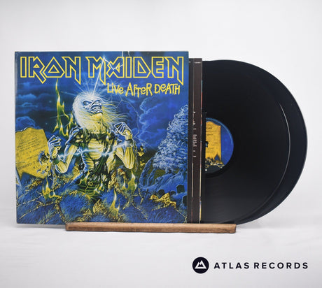Iron Maiden Live After Death Double LP Vinyl Record - Front Cover & Record