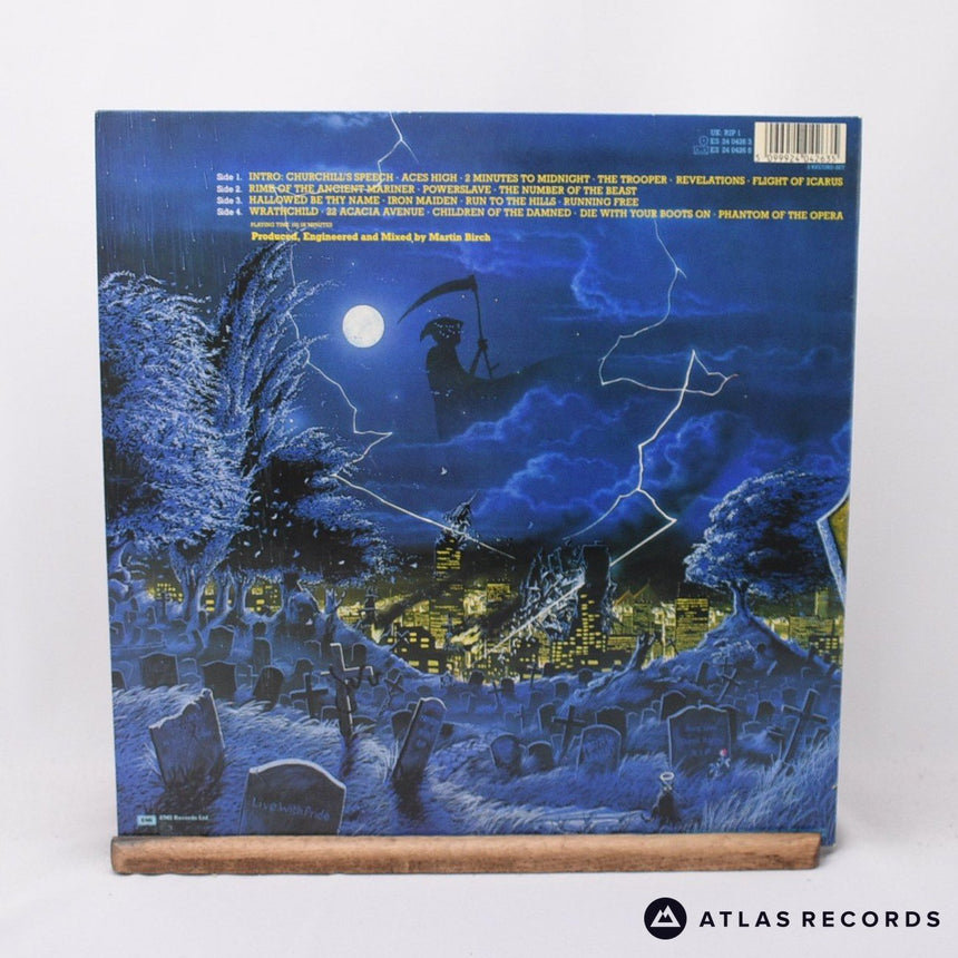 Iron Maiden - Live After Death - A-2U B-2U 2 x LP Vinyl Record - EX/EX