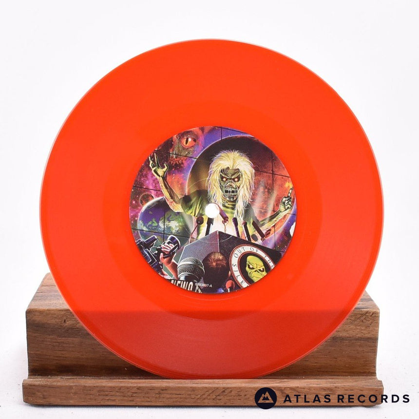 Iron Maiden - Out Of The Silent Planet - Red 7" Vinyl Record - EX/EX
