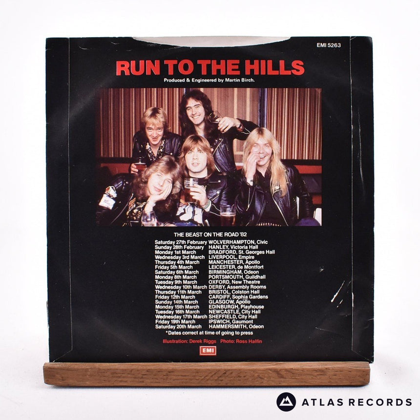 Iron Maiden - Run To The Hills - 7" Vinyl Record - EX/EX