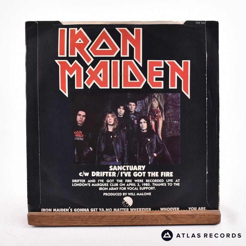 Iron Maiden - Sanctuary - 7" Vinyl Record - EX/EX