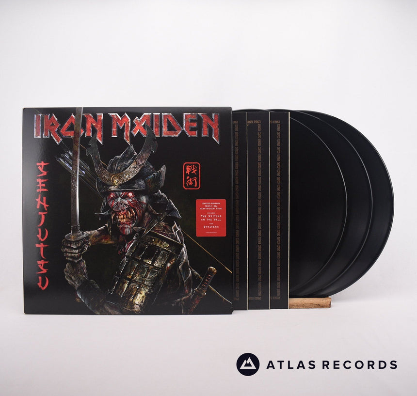 Iron Maiden Senjutsu 3 x LP Vinyl Record - Front Cover & Record