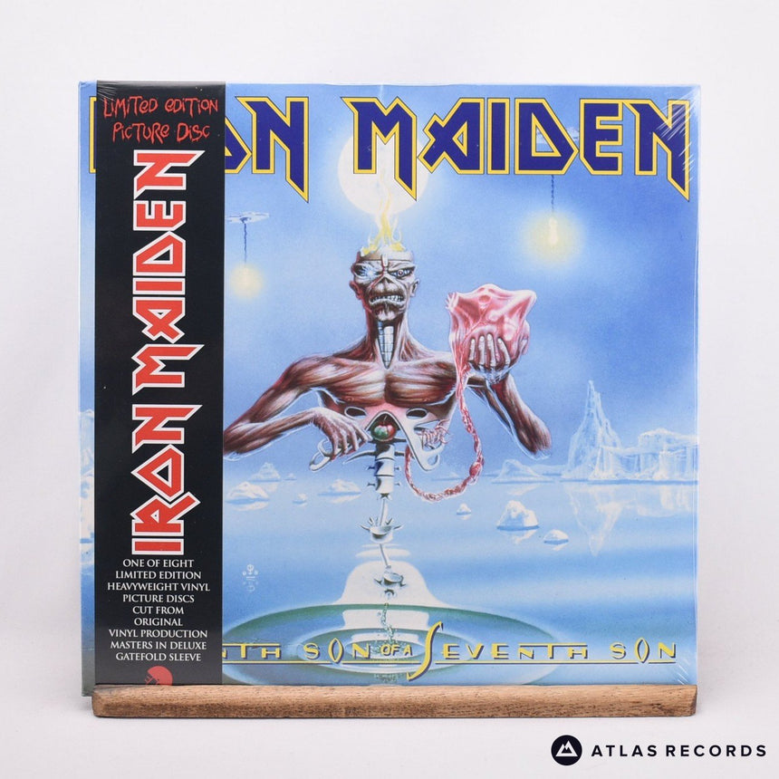 Iron Maiden Seventh Son Of A Seventh Son LP Vinyl Record - Front Cover & Record