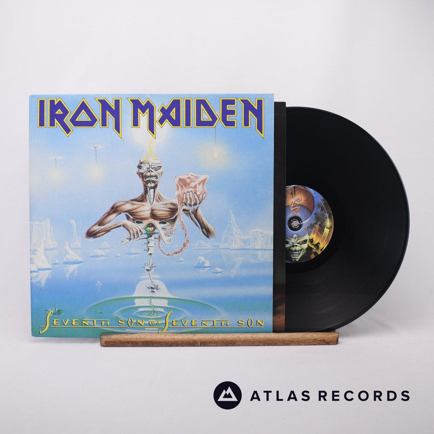 Iron Maiden Seventh Son Of A Seventh Son LP Vinyl Record - Front Cover & Record