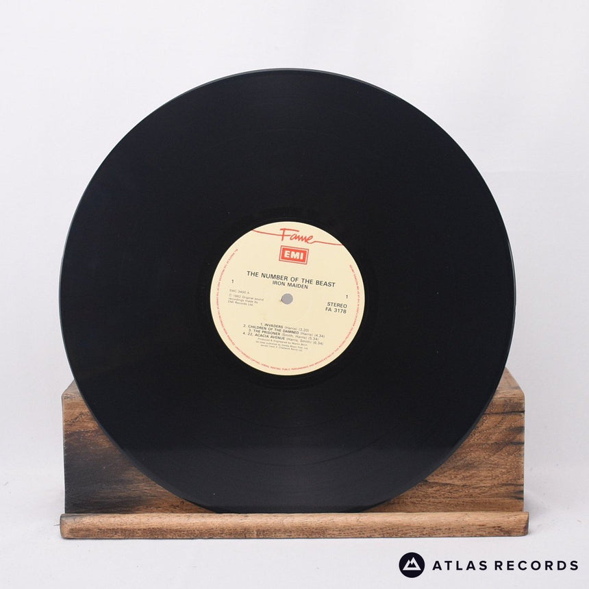 Iron Maiden - The Number Of The Beast - Reissue LP Vinyl Record - EX/EX