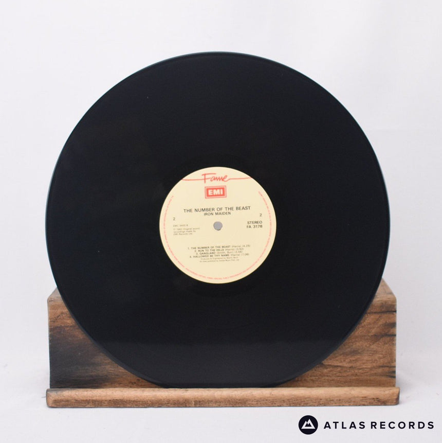 Iron Maiden - The Number Of The Beast - Reissue LP Vinyl Record - EX/EX