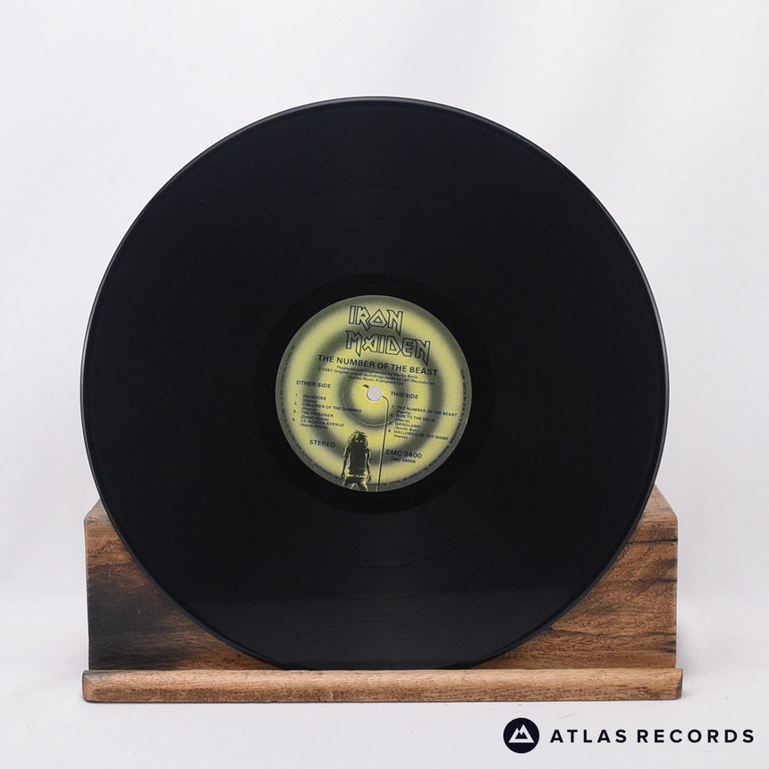 Iron Maiden - The Number Of The Beast - A-2 B-3 LP Vinyl Record - EX/EX