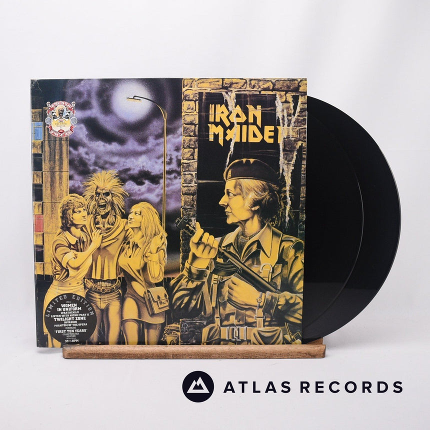 Iron Maiden Women In Uniform · Twilight Zone 2 x 12" Vinyl Record - Front Cover & Record