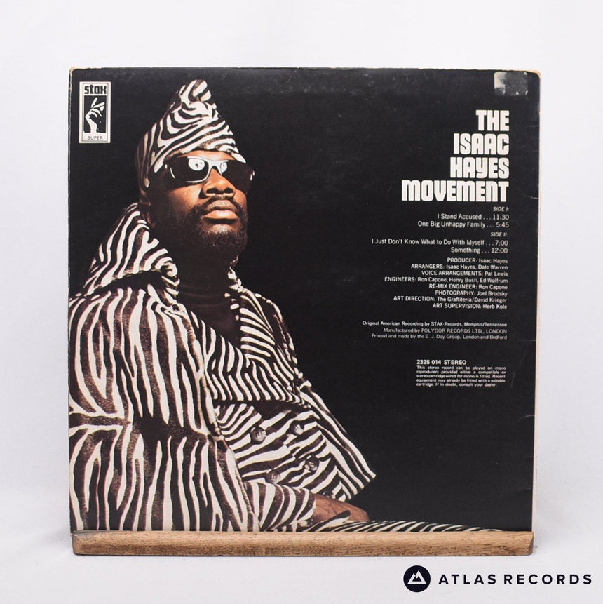 Isaac Hayes - The Isaac Hayes Movement - Gatefold LP Vinyl Record - VG+/VG+