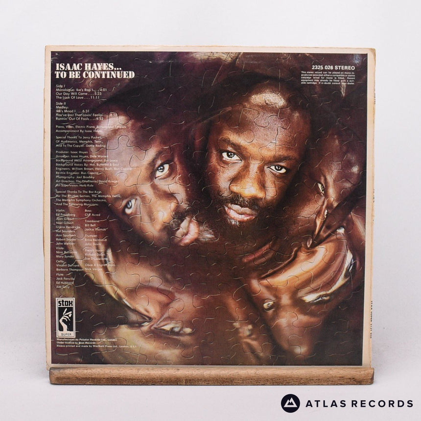 Isaac Hayes - ...To Be Continued - LP Vinyl Record - VG+/VG+