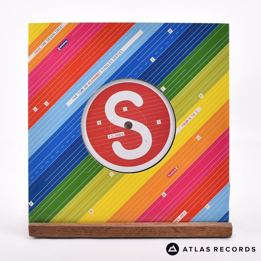 Islands The Tomlab Alphabet Singles Series S 7" Vinyl Record - Front Cover & Record