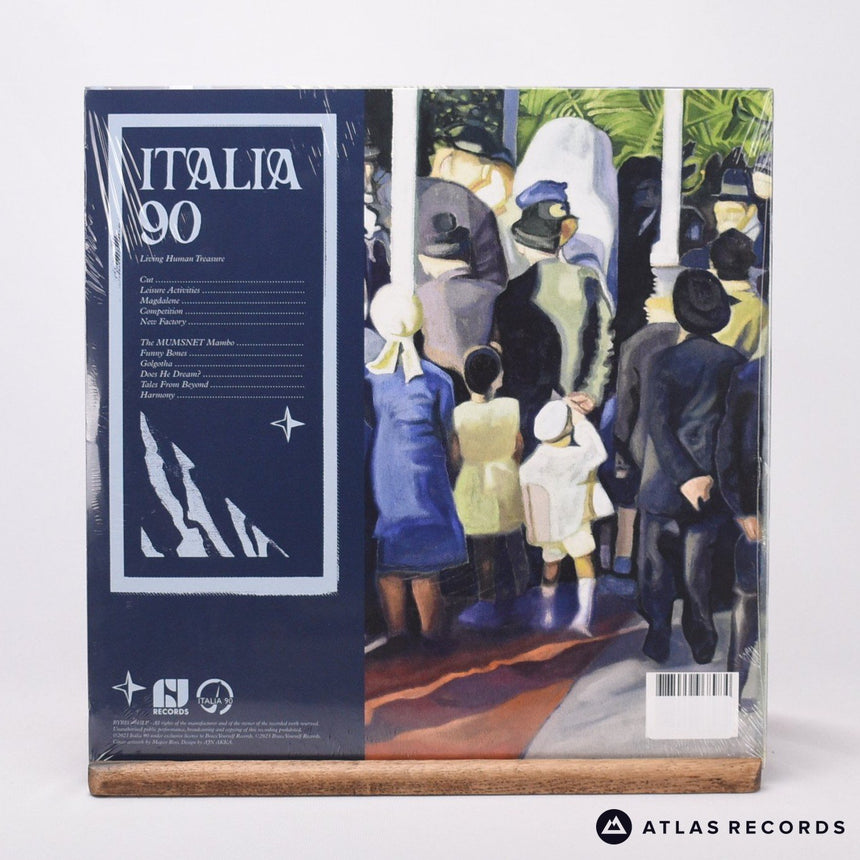 Italia 90 - Living Human Treasure - 7' Single Mumsnet Blue 7" + LP Vinyl Record