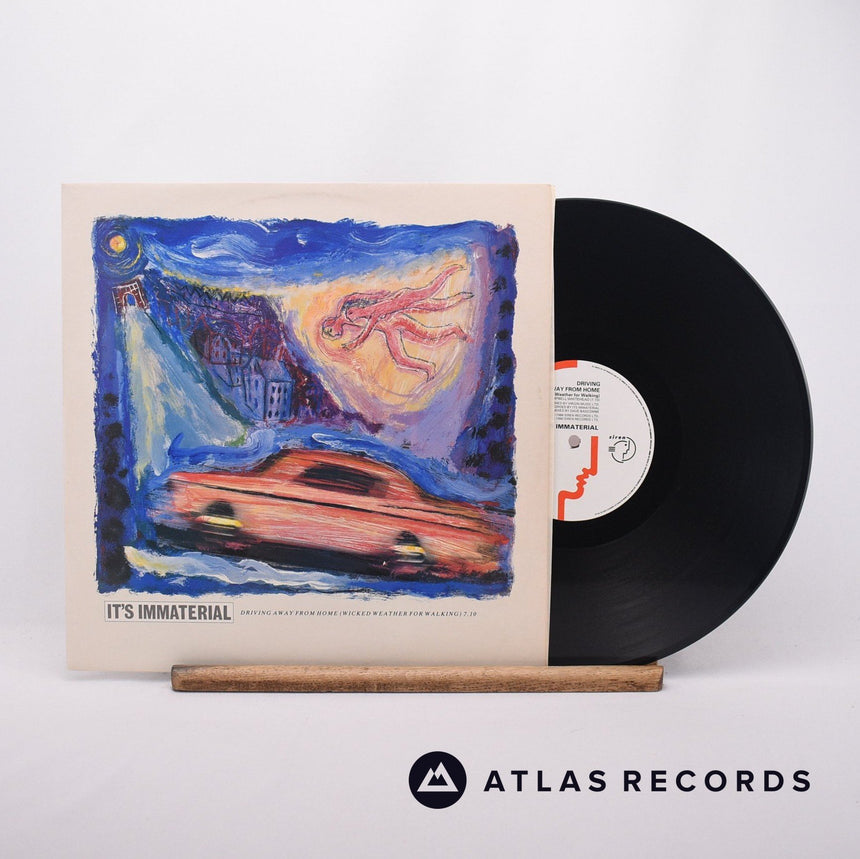 It's Immaterial Driving Away From Home 12" Vinyl Record - Front Cover & Record