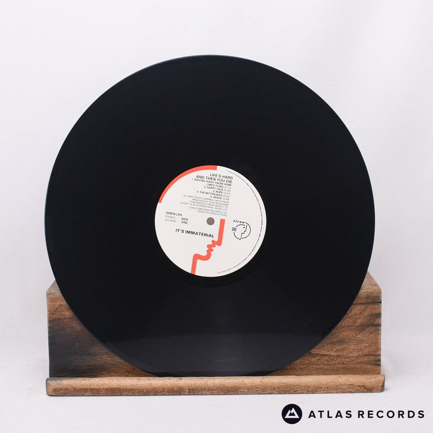 It's Immaterial - Life's Hard And Then You Die - LP Vinyl Record - EX/EX