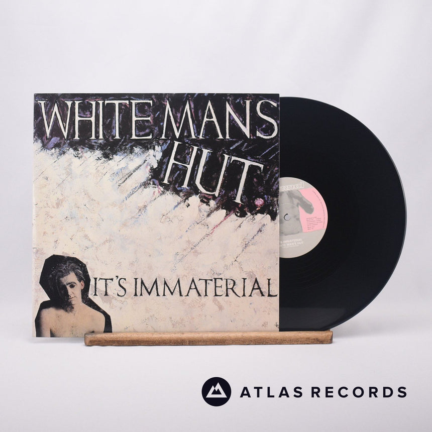 It's Immaterial White Mans Hut 12" Vinyl Record - Front Cover & Record