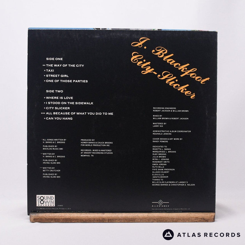 J. Blackfoot - City Slicker - LP Vinyl Record - VG+/EX