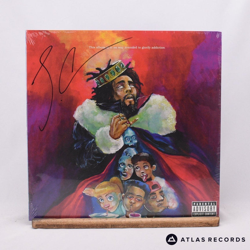 J. Cole KOD LP Vinyl Record - Front Cover & Record