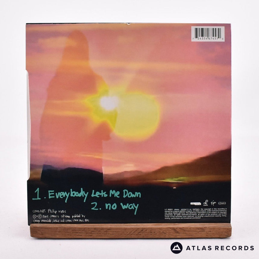 J Mascis + The Fog - Everybody Lets Me Down - 7" Vinyl Record - NM/NM