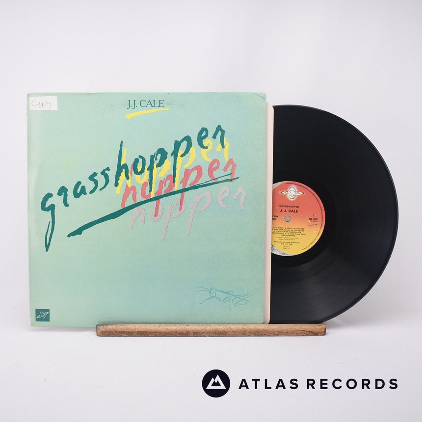 J.J. Cale Grasshopper LP Vinyl Record - Front Cover & Record