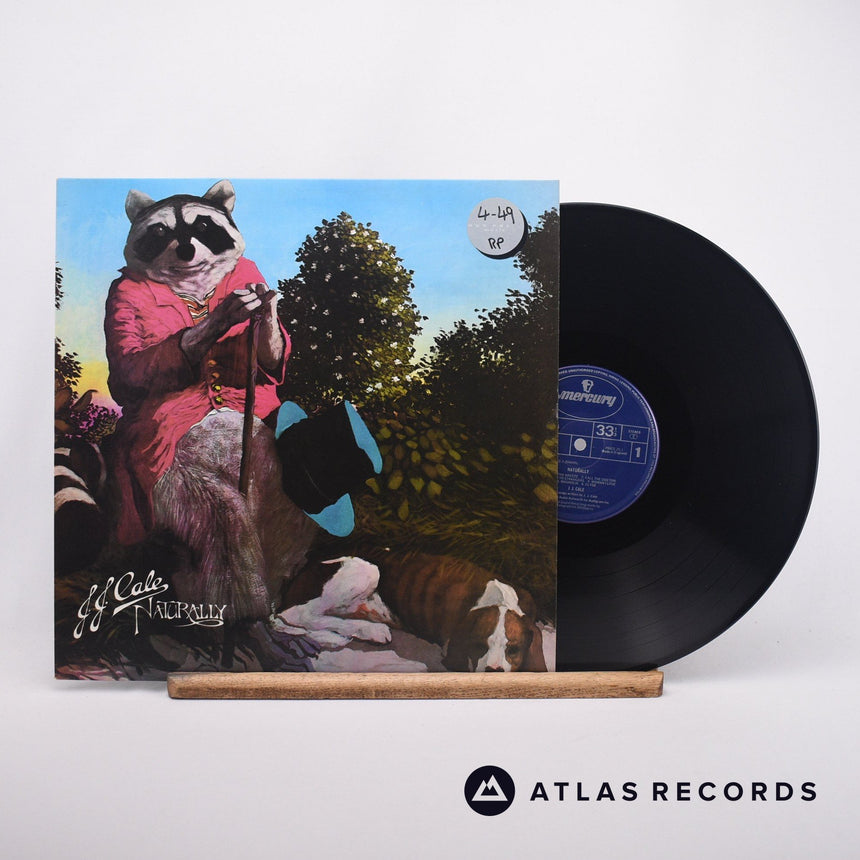 J.J. Cale Naturally LP Vinyl Record - Front Cover & Record