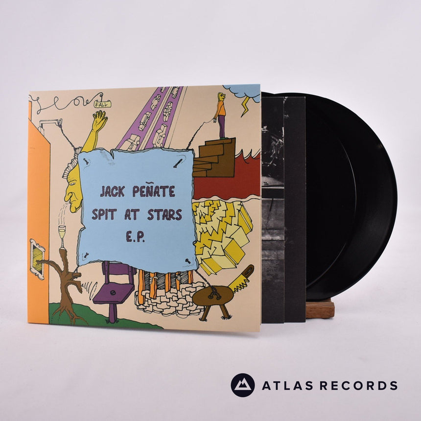 Jack Peñate Spit At Stars E.P. 2 x 7" Vinyl Record - Front Cover & Record