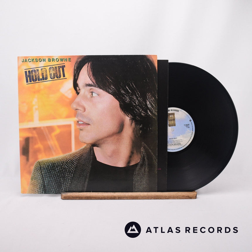 Jackson Browne Hold Out LP Vinyl Record - Front Cover & Record
