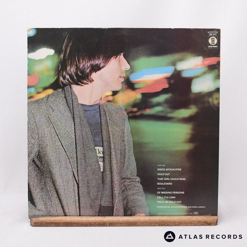 Jackson Browne - Hold Out - Strawberry LP Vinyl Record - EX/EX