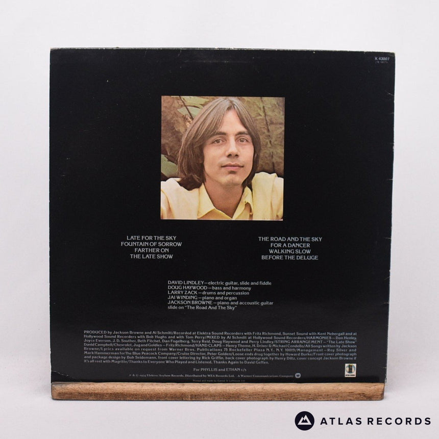 Jackson Browne - Late For The Sky - Reissue LP Vinyl Record - VG+/EX