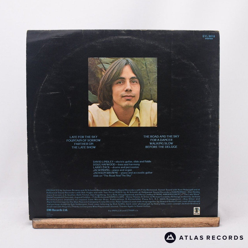 Jackson Browne - Late For The Sky - First Uk Press LP Vinyl Record - VG+/VG+