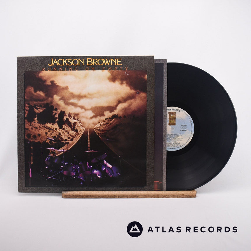 Jackson Browne Running On Empty LP Vinyl Record - Front Cover & Record