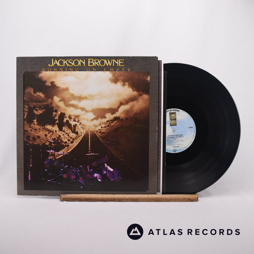 Jackson Browne Running On Empty LP Vinyl Record - Front Cover & Record