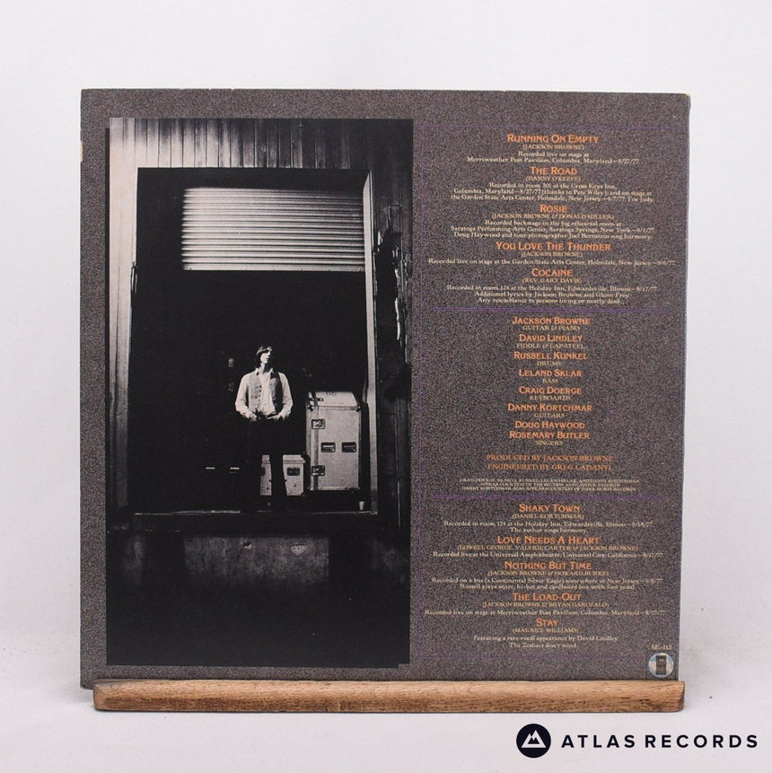 Jackson Browne - Running On Empty - Booklet LP Vinyl Record - EX/EX