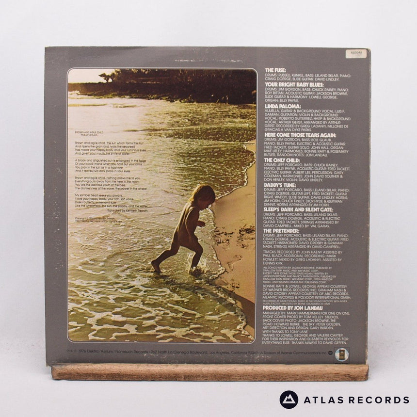 Jackson Browne - The Pretender - Embossed Sleeve LP Vinyl Record - VG+/EX