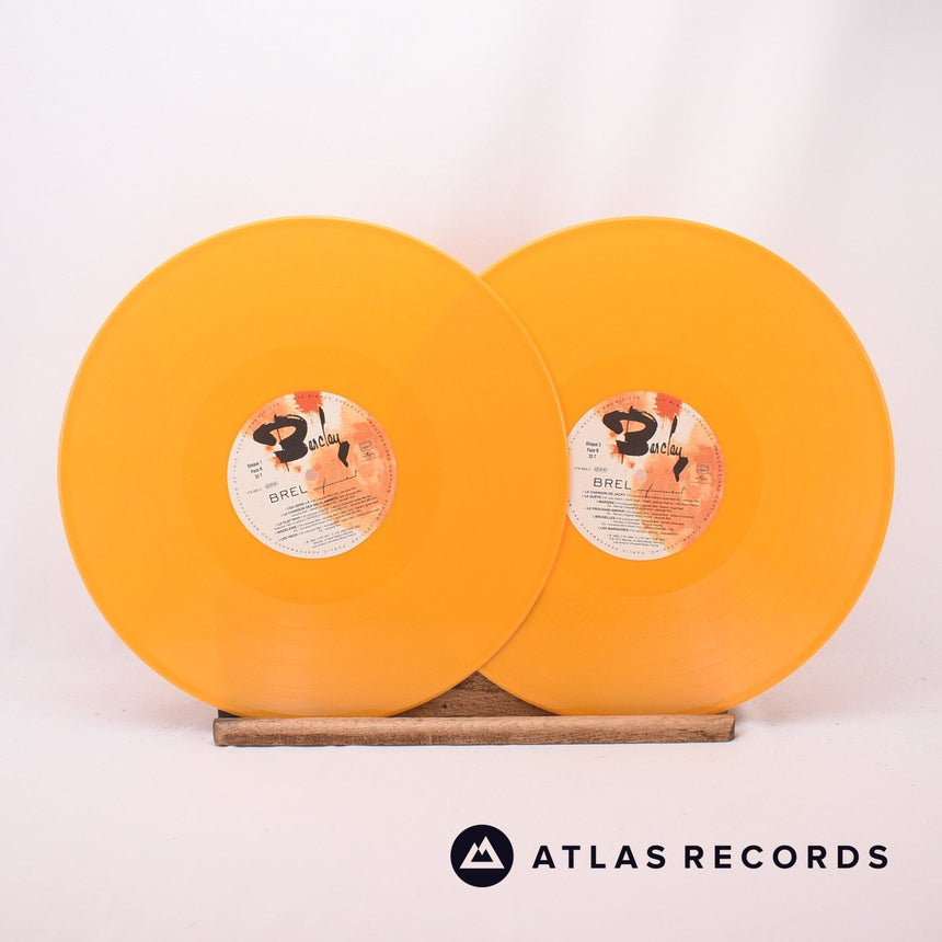 Jacques Brel - Infiniment - Orange Reissue France 2 x LP Vinyl Record - EX/NM