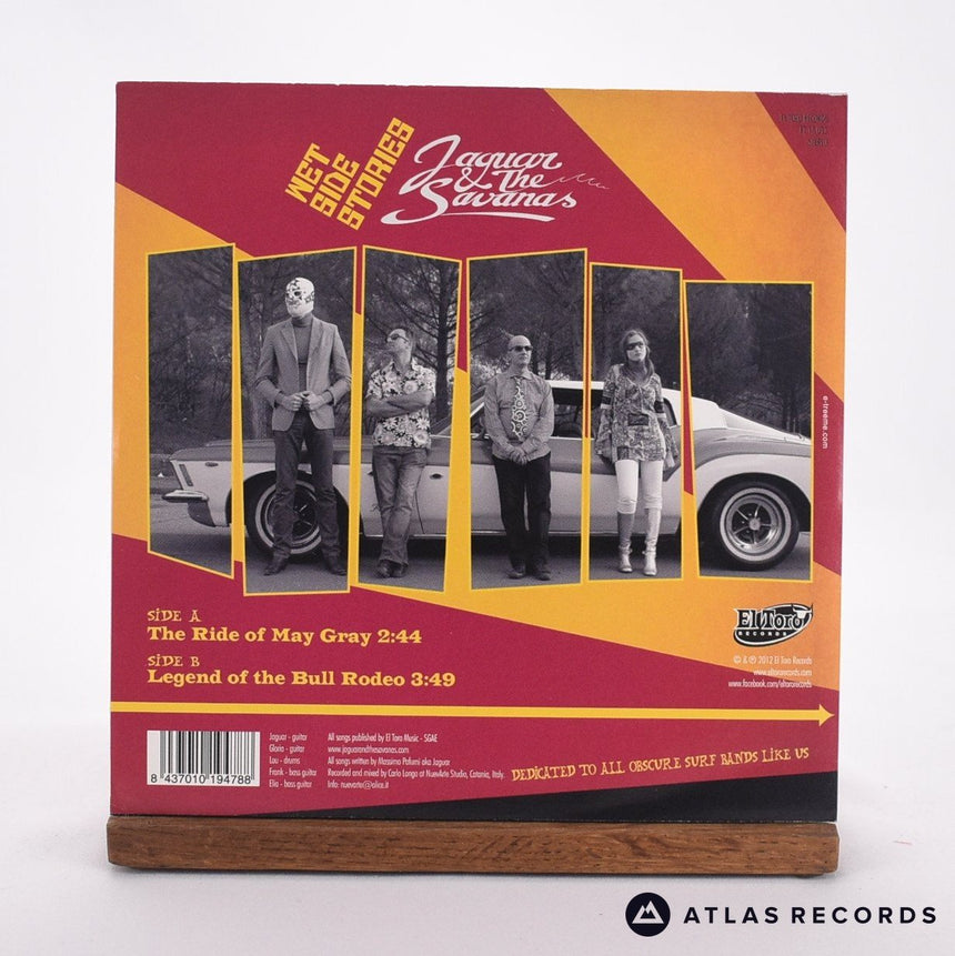 Jaguar & The Savanas - Wet Side Stories - 7" Vinyl Record - EX/EX