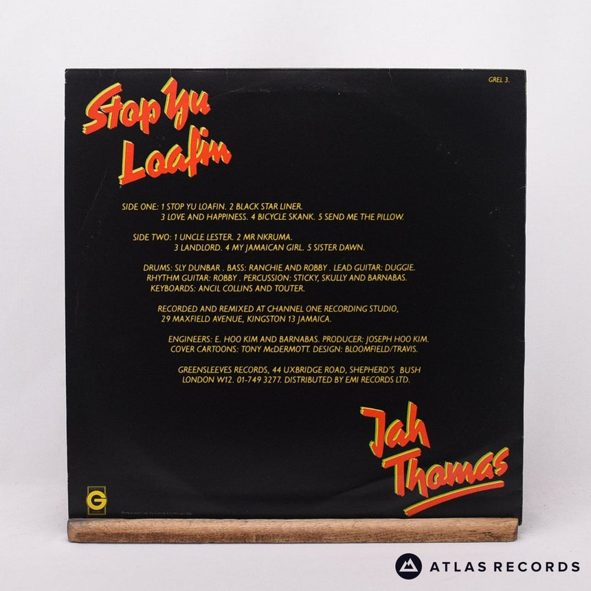Jah Thomas - Stop Yu Loafin - LP Vinyl Record - VG+/EX