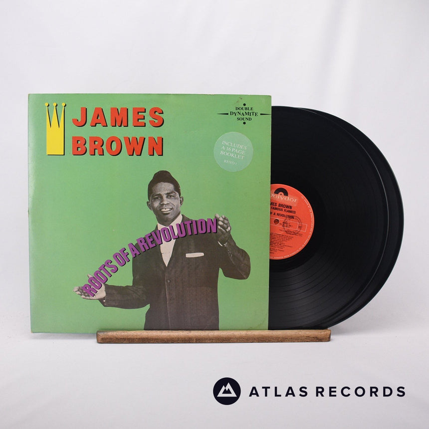 James Brown Roots Of A Revolution Double LP Vinyl Record - Front Cover & Record