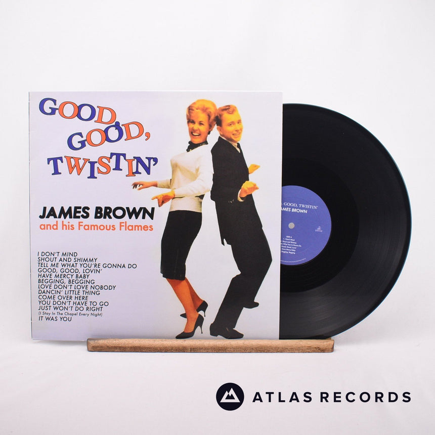 James Brown & The Famous Flames Good, Good, Twistin' LP Vinyl Record - Front Cover & Record
