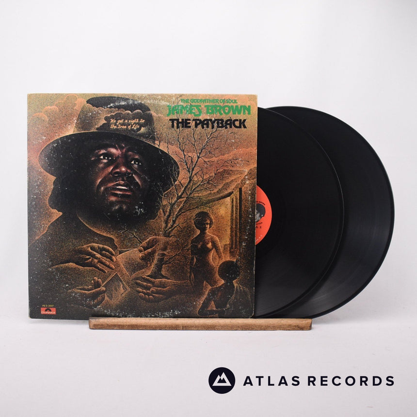 James Brown The Payback 2 x LP Vinyl Record - Front Cover & Record