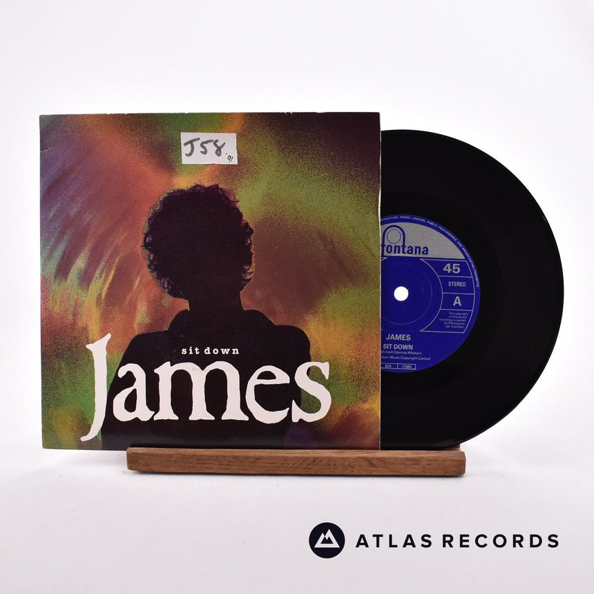 James Sit Down 7" Vinyl Record - Front Cover & Record